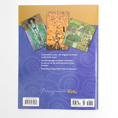 Pomegranate, Coloring Books, Art & School, Gustave Klimt, 1312